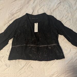 GERSHON BRAM LIGHT WEIGHT BLACK JACKET NEW W/TAGS-MED